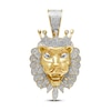 Thumbnail Image 0 of Men’s Diamond Lion Head Pendant 1 ct tw 14 Yellow Gold-Plated