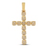 Thumbnail Image 2 of Men’s Diamond Cross Pendant 2-1/2 ct tw 10K Yellow Gold