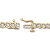 Thumbnail Image 2 of Diamond Bracelet 1 ct tw 10K Yellow Gold 7.25"