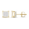 Thumbnail Image 1 of Men's Diamond Earrings 1/4 ct tw 10K Yellow Gold