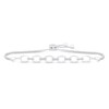 Thumbnail Image 1 of Diamond Bolo Bracelet 1/10 ct tw Sterling Silver 9.5"
