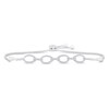Thumbnail Image 1 of Diamond Bolo Bracelet 1/4 ct tw Sterling Silver 9.5"