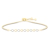 Thumbnail Image 1 of Diamond Bolo Bracelet 1/5 ct tw 10K Yellow Gold 9.5"