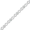 Thumbnail Image 1 of Diamond Infinity Bracelet 1/2 ct tw 10K White Gold 7.25"