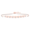 Thumbnail Image 1 of Diamond Bolo Bracelet 1/2 ct tw 10K Rose Gold 9.5"