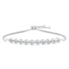 Thumbnail Image 1 of Diamond Bolo Bracelet 1/2 ct tw 10K White Gold 9.5"