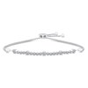 Thumbnail Image 1 of Diamond Bolo Bracelet 1 ct tw 10K White Gold 9.5"