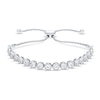 Thumbnail Image 1 of Diamond Bolo Bracelet 1/4 ct tw Round-cut Sterling Silver