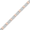 Thumbnail Image 1 of Diamond Bracelet 1/4 ct tw Sterling Silver & 10K Rose Gold
