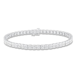 Diamond Fashion Bracelet 3/4 ct tw 10K White Gold 7.25"