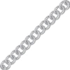 Thumbnail Image 2 of Diamond Bracelet 1 ct tw Round-cut Sterling Silver 7"