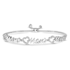 Thumbnail Image 1 of Diamond Mom Bolo Bracelet Sterling Silver