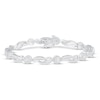 Thumbnail Image 1 of Diamond Fashion Bracelet 1 ct tw 10K White Gold 7"