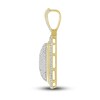 Thumbnail Image 2 of Men's Diamond Cushion-Shaped Pendant 1 ct tw 10K Yellow Gold