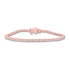 Thumbnail Image 1 of Diamond Tennis Bracelet 1 ct tw Round-cut 10K Rose Gold 7"