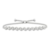 Thumbnail Image 0 of Diamond Bolo Bracelet 1/6 ct tw Round-cut Sterling Silver 9.5"