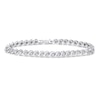 Thumbnail Image 1 of Diamond Bracelet 1/10 ct tw Round-cut Sterling Silver 7.5"