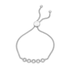 Thumbnail Image 1 of Diamond Bolo Bracelet 1/4 ct tw Round-Cut 10K White Gold 9.5"
