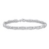 Thumbnail Image 1 of Diamond Bracelet 1/4 ct tw Round-cut Sterling Silver 7.5"