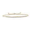 Thumbnail Image 1 of XO from Kay Diamond Bolo Bracelet 1/2 ct tw Round-cut 10K Yellow Gold 9.5"