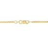 Thumbnail Image 3 of Men's Diamond Bar Necklace 1/3 ct tw Round-cut 10K Yellow Gold 22"