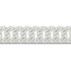 Thumbnail Image 2 of Men's Diamond Curb Chain Bracelet 3 ct tw Baguette & Round-cut 10K Yellow Gold 8.5"