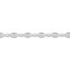 Thumbnail Image 2 of Diamond Marquise Line Bracelet 1/2 ct tw Round-cut 10K White Gold 7.25"