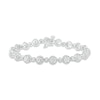 Thumbnail Image 1 of Multi-Diamond Tennis Bracelet 1/2 ct tw Round-cut Sterling Silver 7"