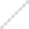Thumbnail Image 2 of Multi-Diamond Tennis Bracelet 1/2 ct tw Round-cut Sterling Silver 7"