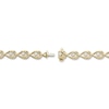 Thumbnail Image 2 of Love Entwined Diamond Bracelet 1 ct tw Round-cut 10K Yellow Gold 7"