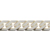 Thumbnail Image 2 of Men's Diamond Angled Curb Bracelet 10K Yellow Gold 8.5"