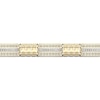 Thumbnail Image 2 of Men's Link Bracelet 3 ct tw Baguette & Round-cut 10K Yellow Gold 8.5"