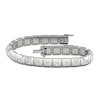 Thumbnail Image 0 of Men's Lab-Created Diamonds by KAY Link Bracelet 5 ct tw Round-cut 14K White Gold 8.5"