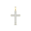 Thumbnail Image 1 of Diamond Cross Charm 1 ct tw Round-cut 10K Yellow Gold