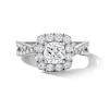 Thumbnail Image 3 of Neil Lane Artistry Cushion-Cut Lab-Grown Diamond Engagement Ring 1-7/8 ct tw 14K White Gold