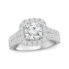 Thumbnail Image 1 of Lab-Grown Diamonds Engagement Ring 2-7/8 ct tw Round-cut 14K White Gold