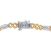 Thumbnail Image 3 of Diamond Link Bracelet 1-1/2 ct tw 14K Two-Tone Gold 7"