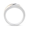 Thumbnail Image 3 of Adore Men's Brown Diamond Wedding Band 1/10 ct tw 10K Two-Tone Gold
