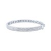 Thumbnail Image 0 of Diamond Hinged Bangle Bracelet 2-1/2 ct tw 10K White Gold