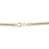 Thumbnail Image 3 of Diamond-Cut Wheat Chain Necklace 3.5mm Hollow 10K Yellow Gold 20"
