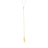 Thumbnail Image 0 of Rhombus Drop Lariat Bolo Necklace 14K Yellow Gold 26"