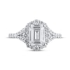 Thumbnail Image 3 of Lab-Grown Diamonds Emerald-Cut Engagement Ring 2-3/4 ct tw 14K White Gold