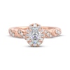 Thumbnail Image 3 of THE LEO Prisma Diamond Oval-Cut Halo Engagement Ring 5/8 ct tw 14K Rose Gold