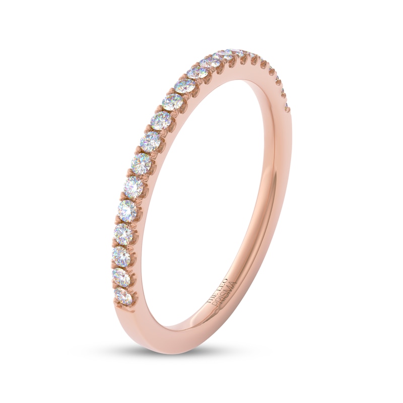 Main Image 2 of THE LEO Prisma Diamond Wedding Band 1/4 ct tw 14K Rose Gold