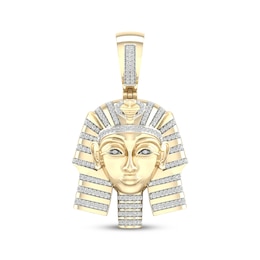 Men's Diamond Pharaoh Charm 1/2 ct tw 10K Yellow Gold