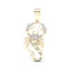 Thumbnail Image 1 of Men's Diamond Scorpion Charm 1/8 ct tw 10K Yellow Gold