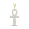 Thumbnail Image 1 of Men's Diamond Ankh Charm 1/2 ct tw 10K Yellow Gold