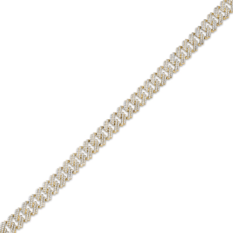 Main Image 2 of Diamond Chain Link Bracelet 3-1/2 ct tw 10K Yellow Gold 8.5"