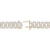 Thumbnail Image 3 of Diamond Chain Link Bracelet 3-1/2 ct tw 10K Yellow Gold 8.5"