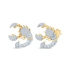 Thumbnail Image 1 of Men's Diamond Scorpion Stud Earrings 1/6 ct tw 10K Yellow Gold